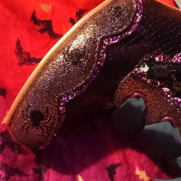 Modcloth Something wicked boot with bat detail size 5.5 - Picture 8 of 14